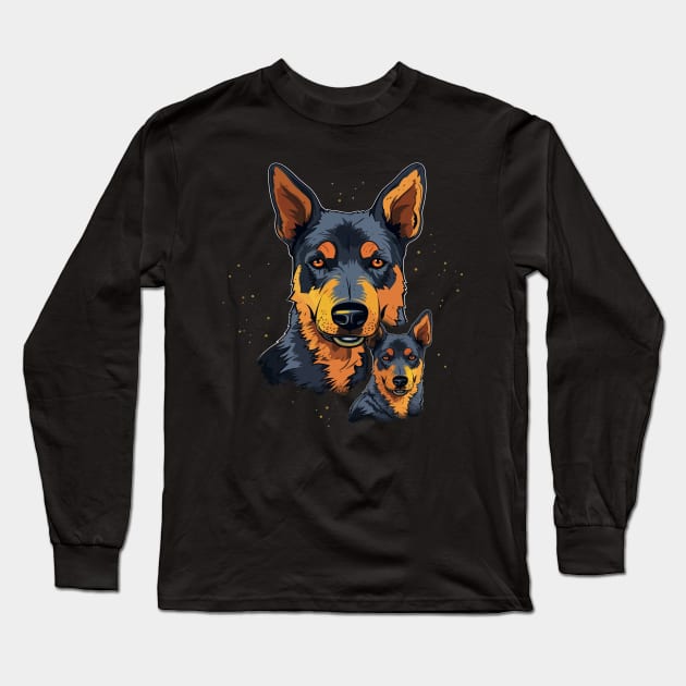 Australian Cattle Dog Fathers Day Long Sleeve T-Shirt by JH Mart